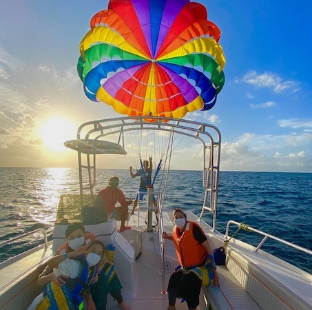 Parasailing at Corbyn's Cove gallery image 4