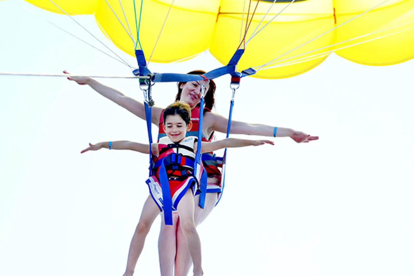 Parasailing at Elephant Beach
